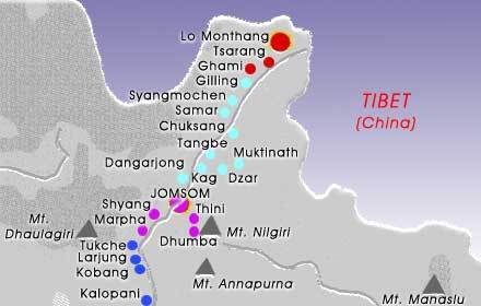 Mustang map